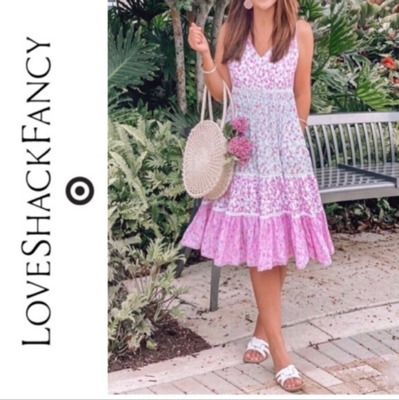 Loveshackfancy x target tiered flower dress - Picture 2 of 4